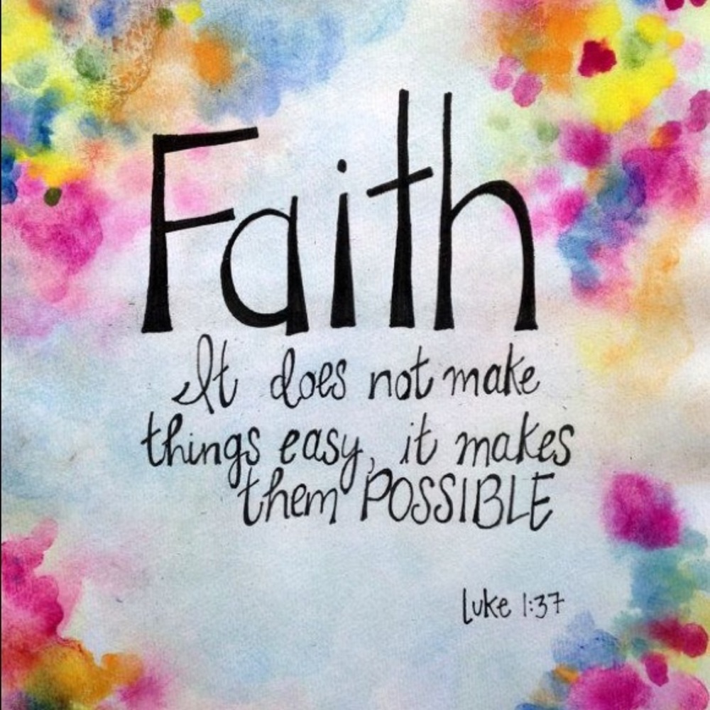 Faith makes things possible 🙏🏽🙏🏽🙏🏽